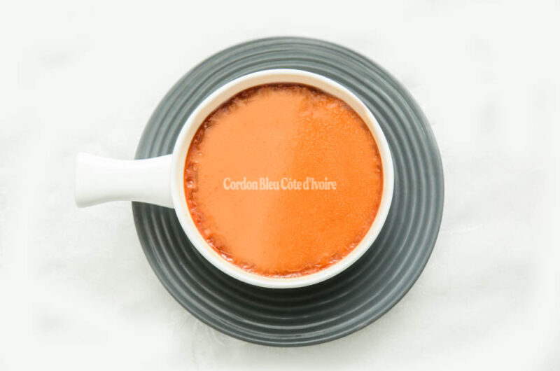 Chocolat chaud caramel