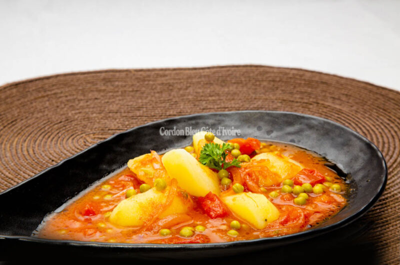 Mijotée de légumes en sauce tomate