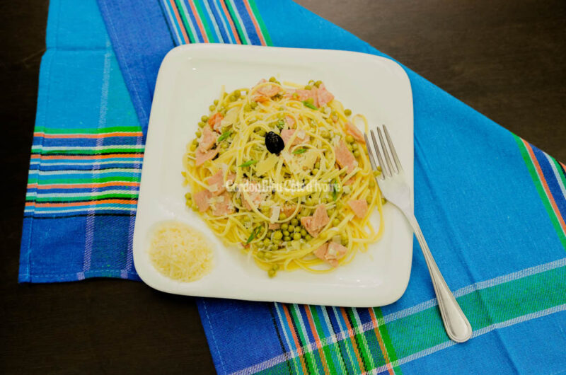 Salade de spaghetti au jambon