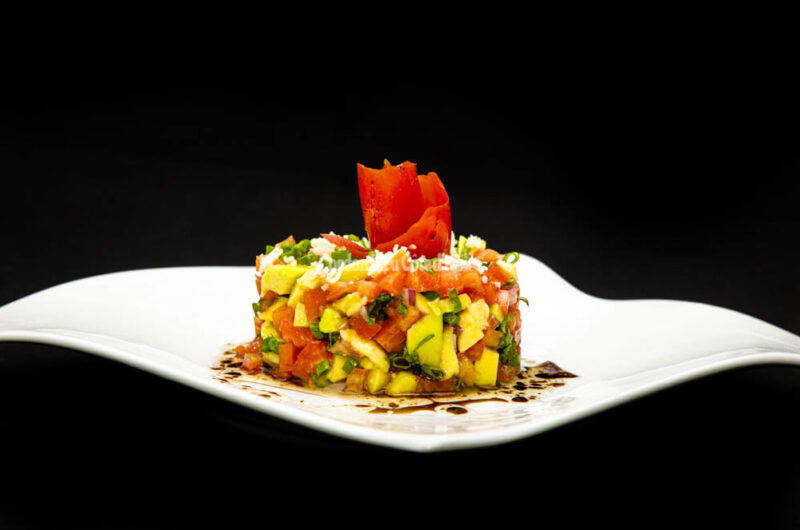 Tartare tomates mozzarella avocat